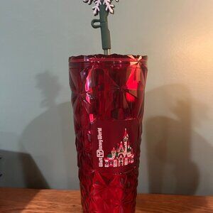 STARBUCKS x DISNEY RED CHRISTMAS WDW TUMBLER